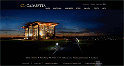 Desktop Screenshot of cadaretta.com