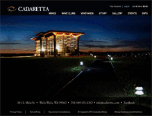 Tablet Screenshot of cadaretta.com
